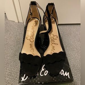 Black Sam Edelman Block Heels